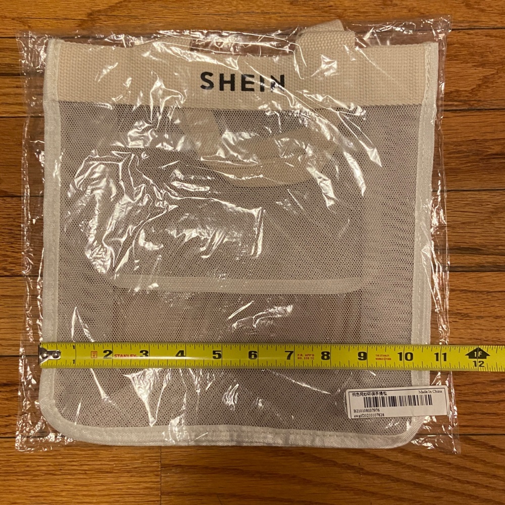 Small mesh canvas tote bag - Picture 10 of 12